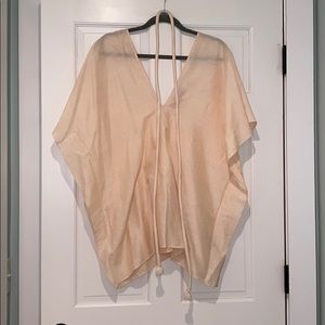 Pondichérie blush tunic coverup